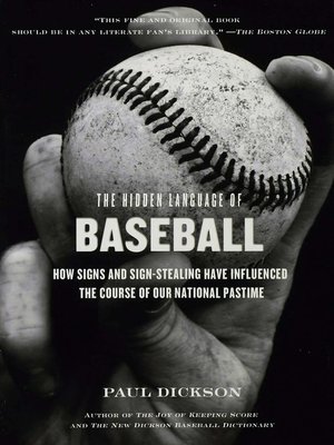cover image of The Hidden Language of Baseball